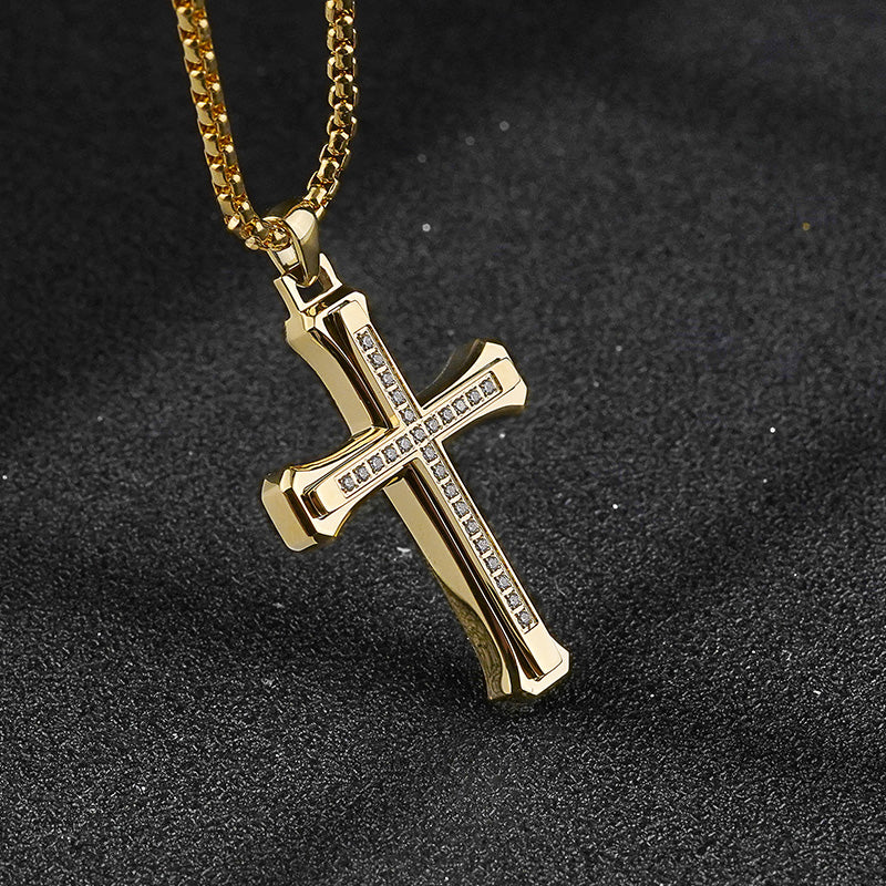 Zircon Cross Pendant