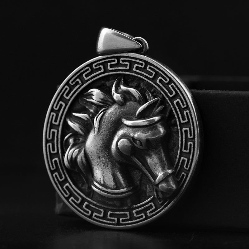 Horse Circle Pendant