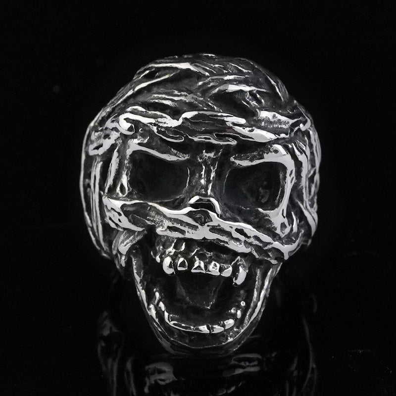 Bandage Skull Ring