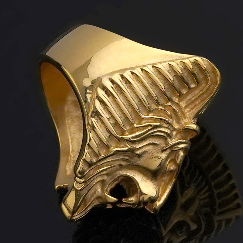 3D Design Lion Head Ring