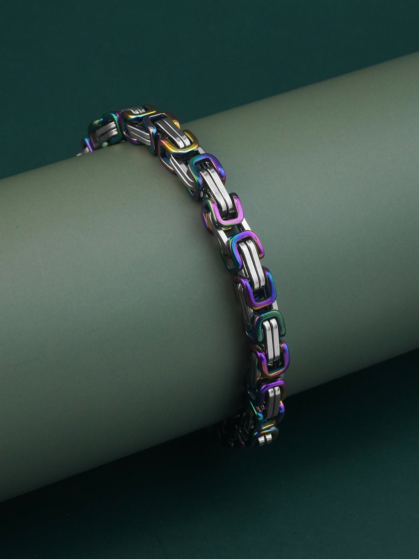 Colorful Plating Chains Bracelets