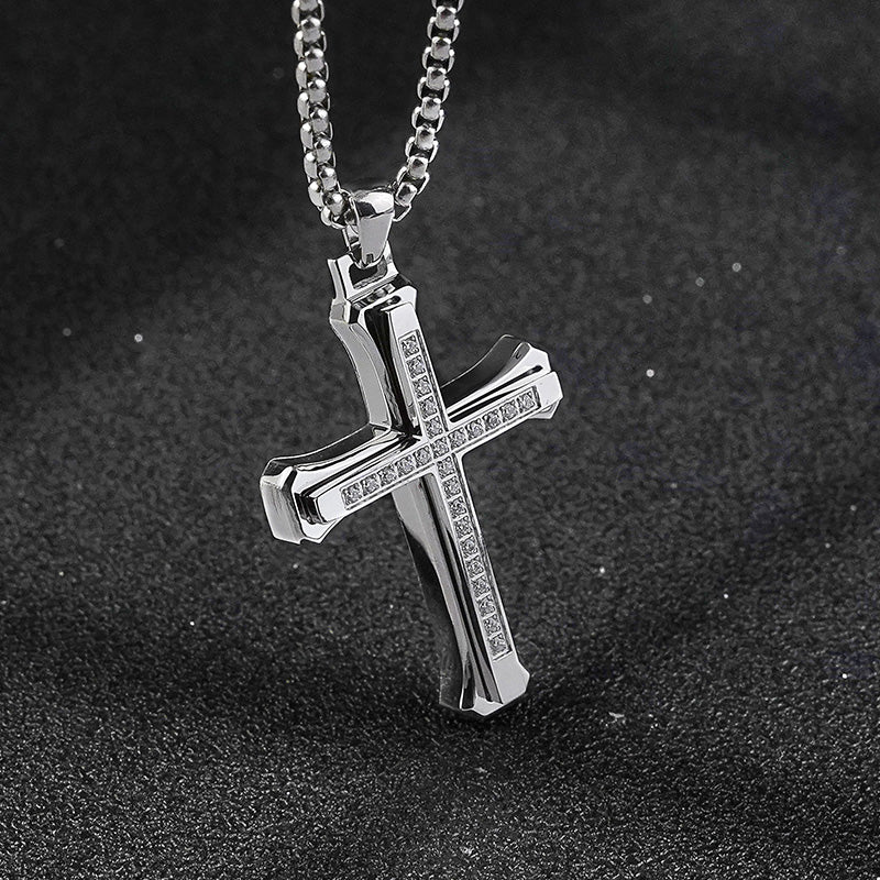 Zircon Cross Pendant