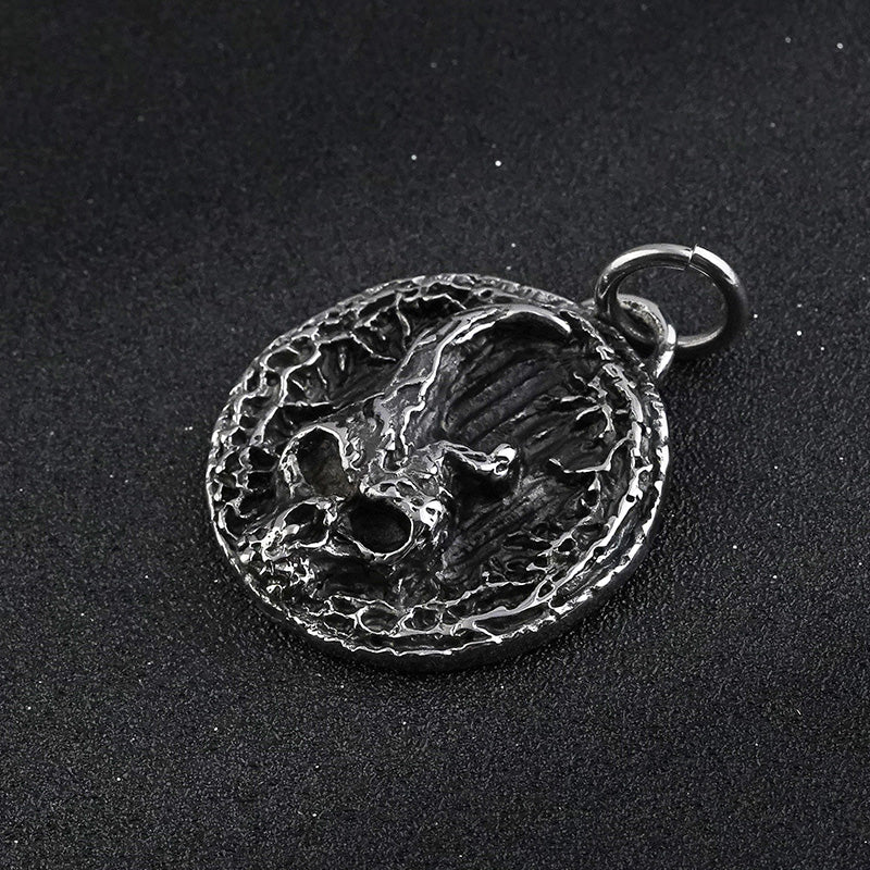 Skull Circle Pendant