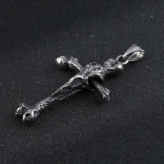 Bone Cross Pendant