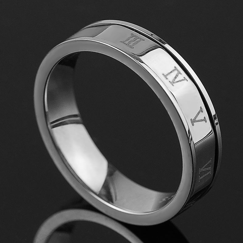 Roman Numeral Rotatable Rings