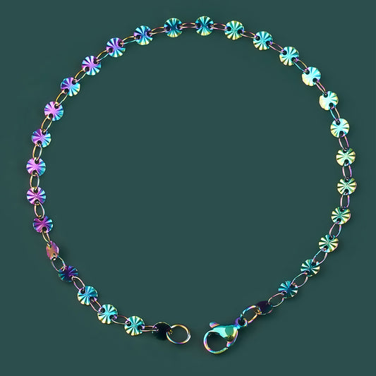 Colorful Circle Chains Bracelets