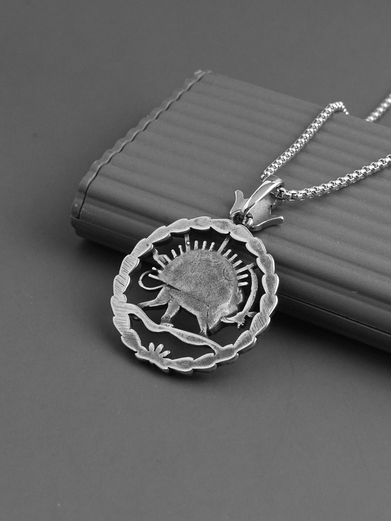 Lion Circle Pendant