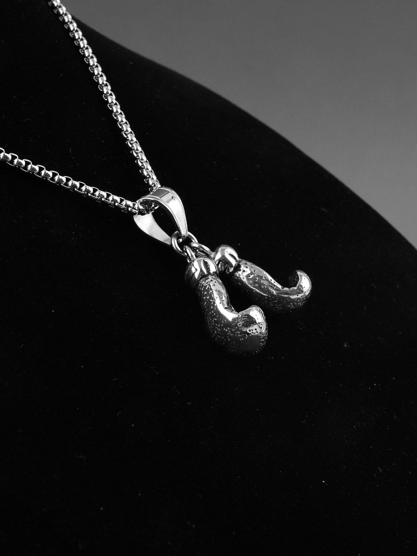 Boxing Gloves Stainless Steel Pendant