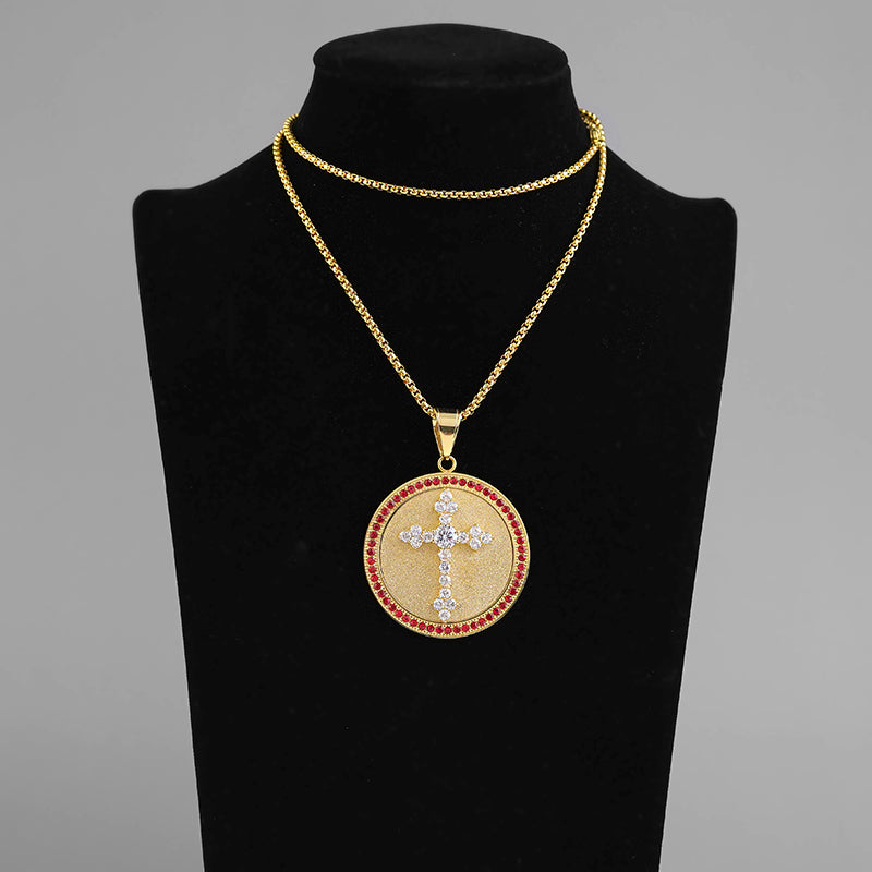 Egypt Ankh Cross Circle Pendants