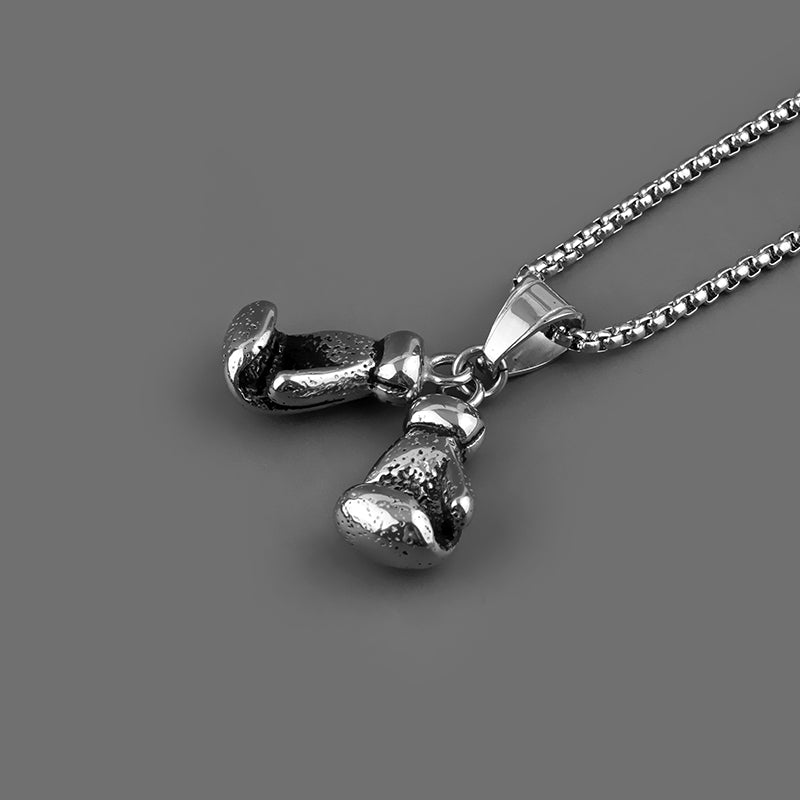 Boxing Gloves Stainless Steel Pendant