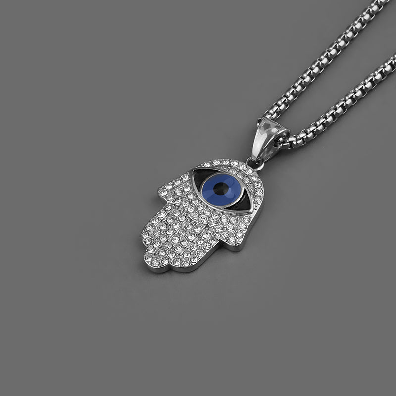 Hand with Eye Pendant