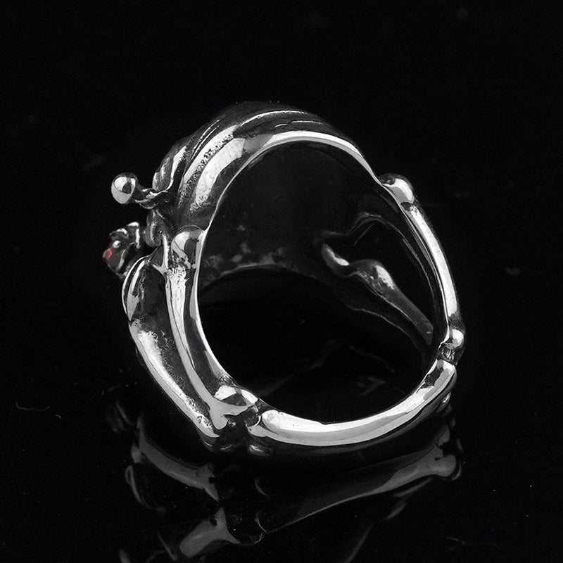 Red Eye Skull Ring