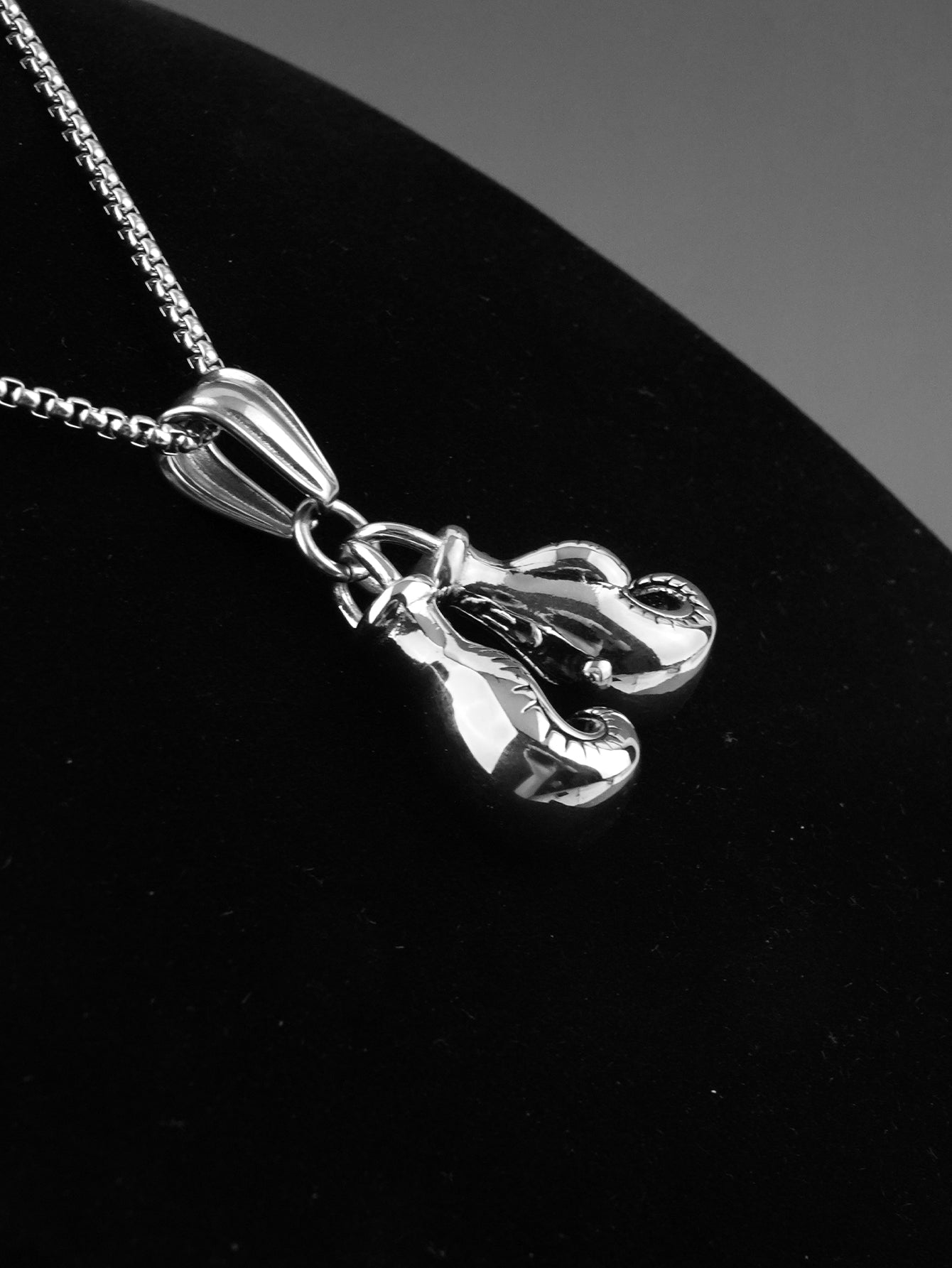 Boxing Gloves Stainless Steel Pendant