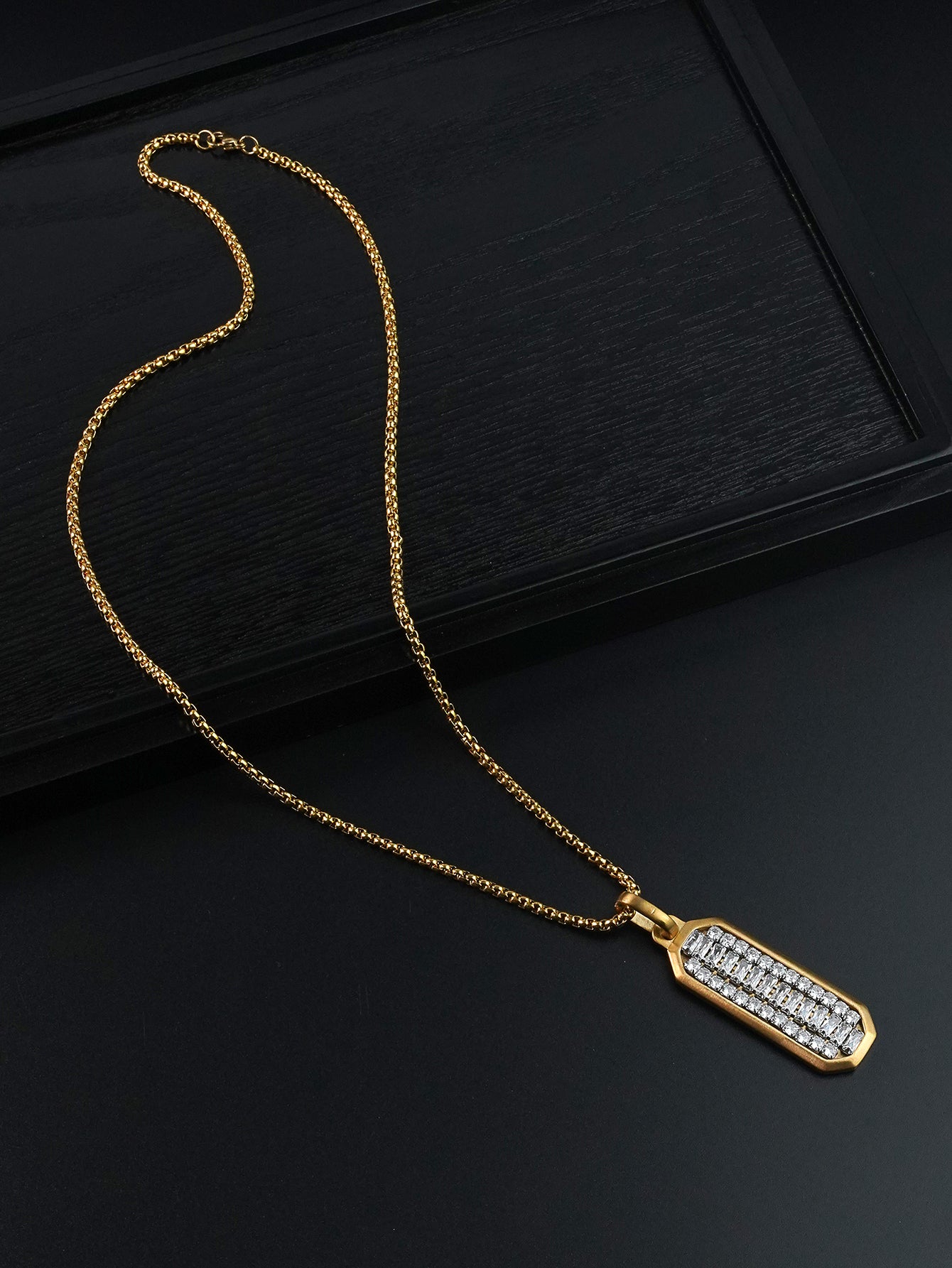 CZ Surface Pendant