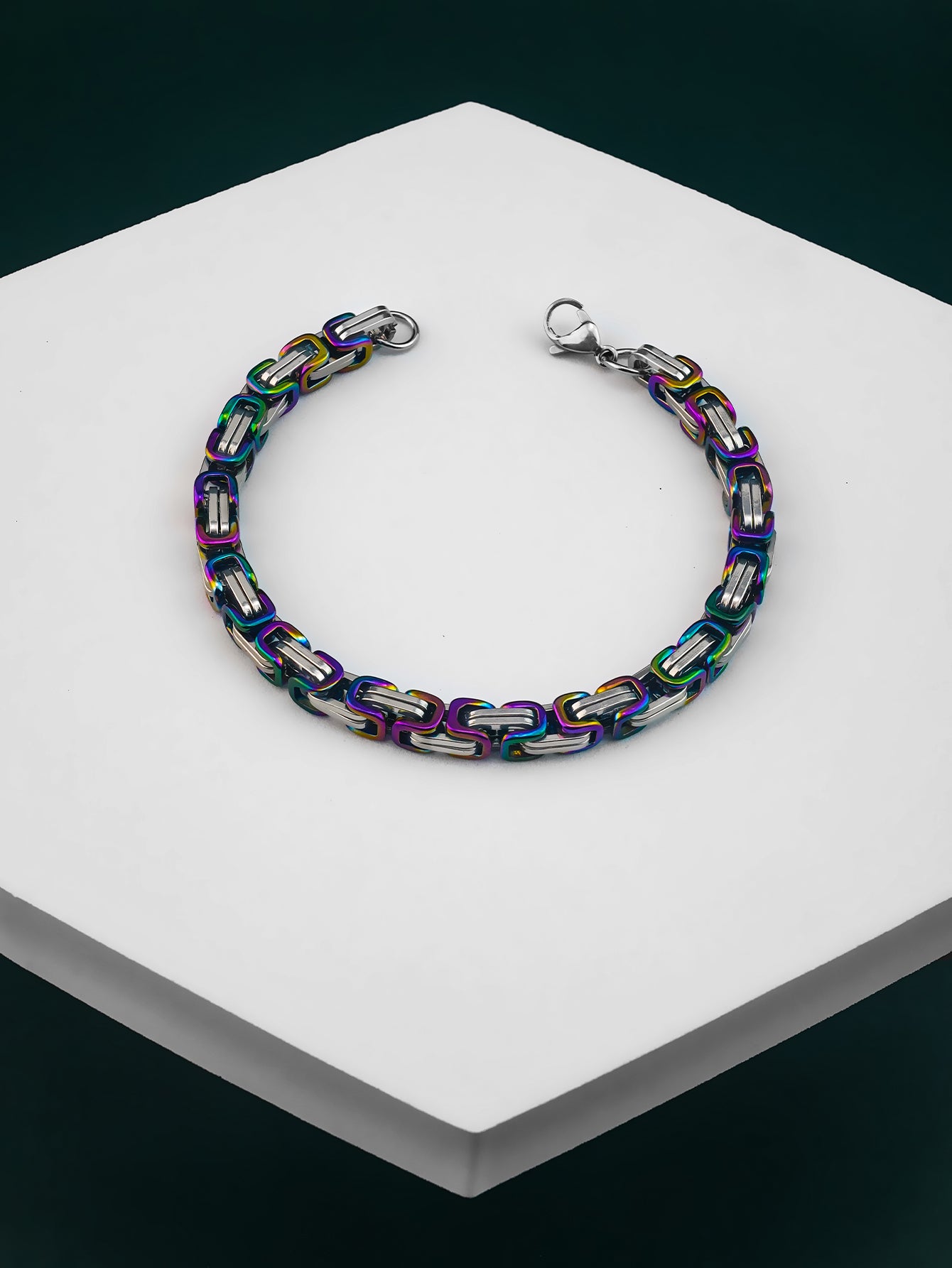 Colorful Plating Chains Bracelets