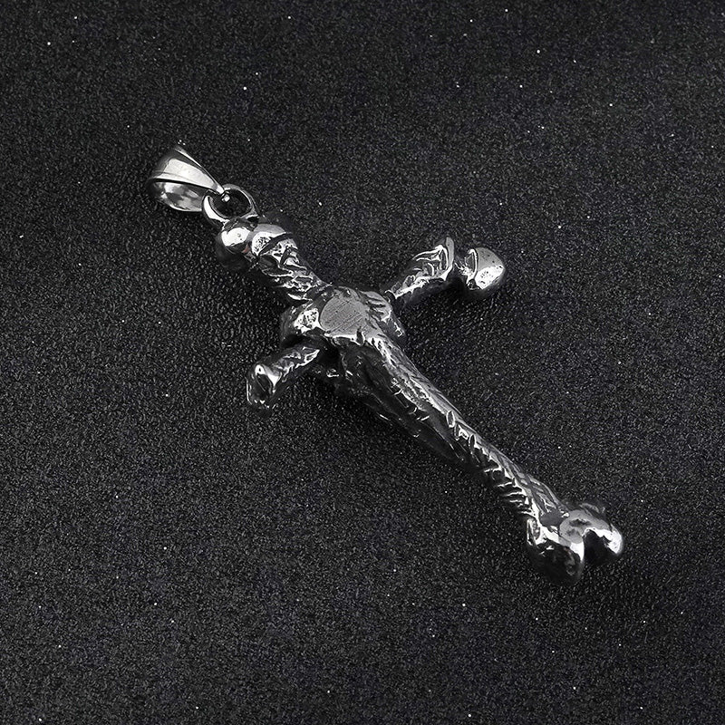 Bone Cross Pendant