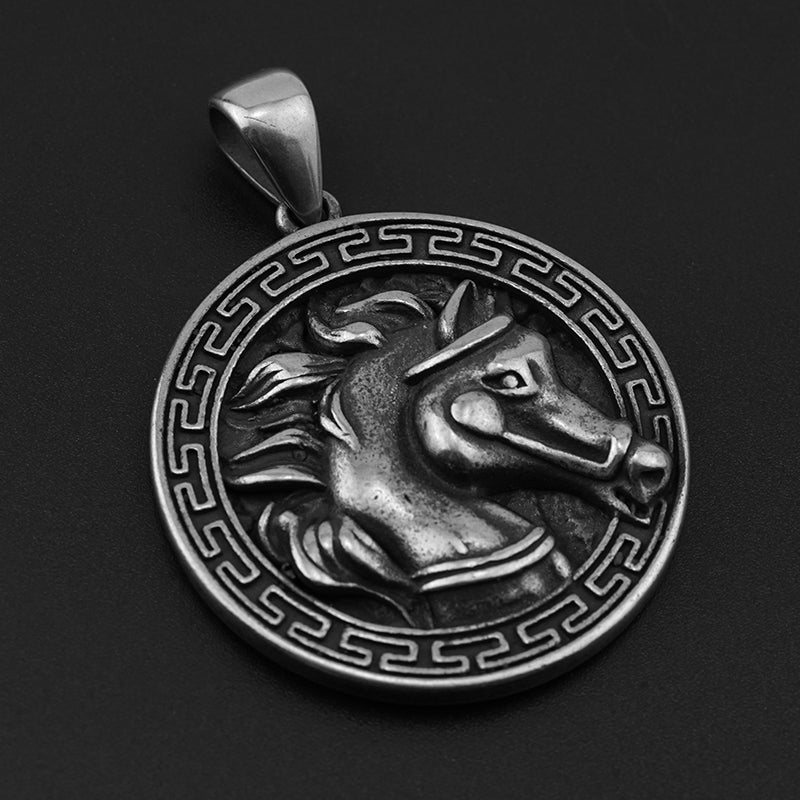 Horse Circle Pendant