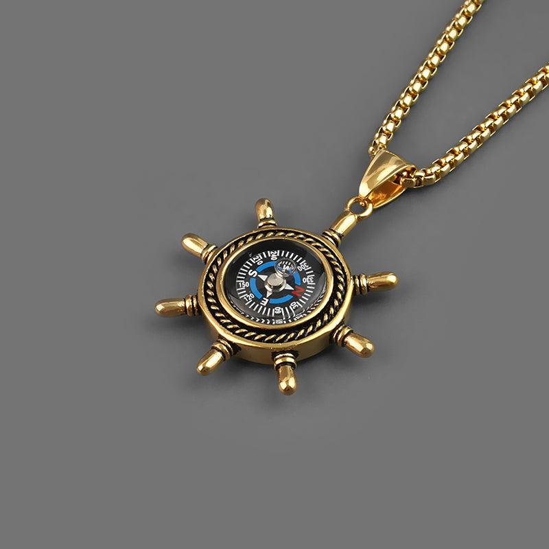 Rudder Compass Pendant