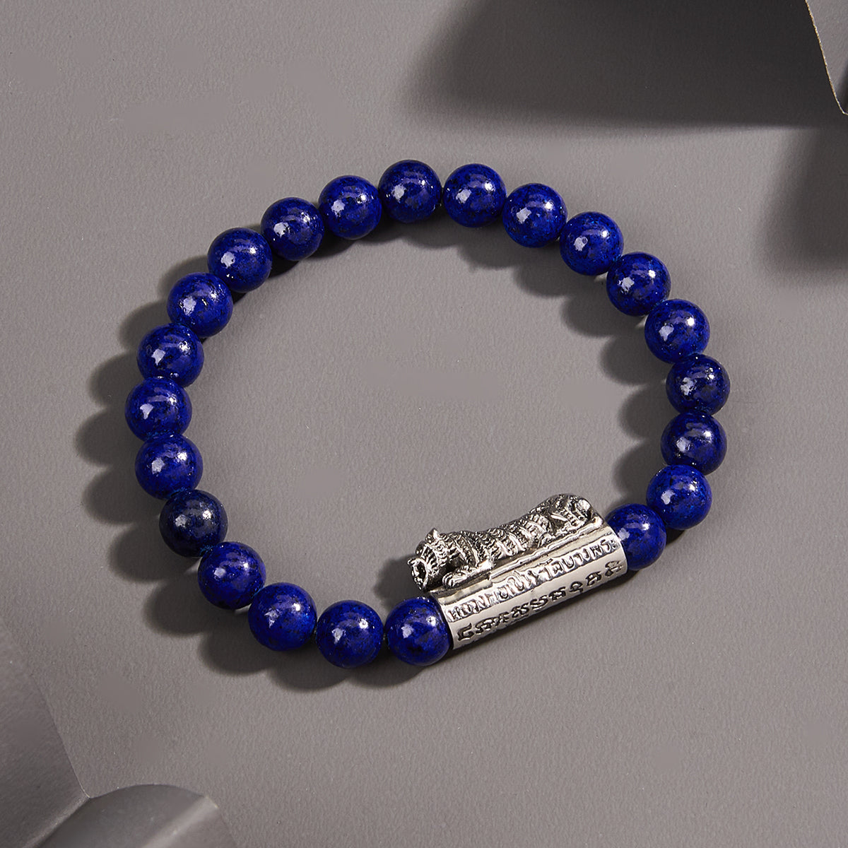 Blue Agate Beads Tiger Bracelets