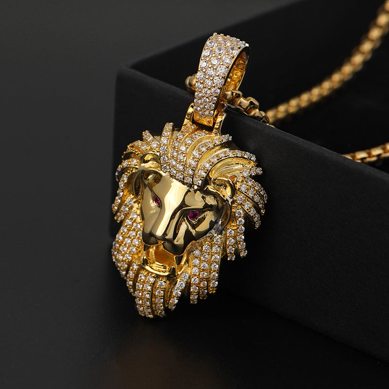 3D Design Lion Head Pendants