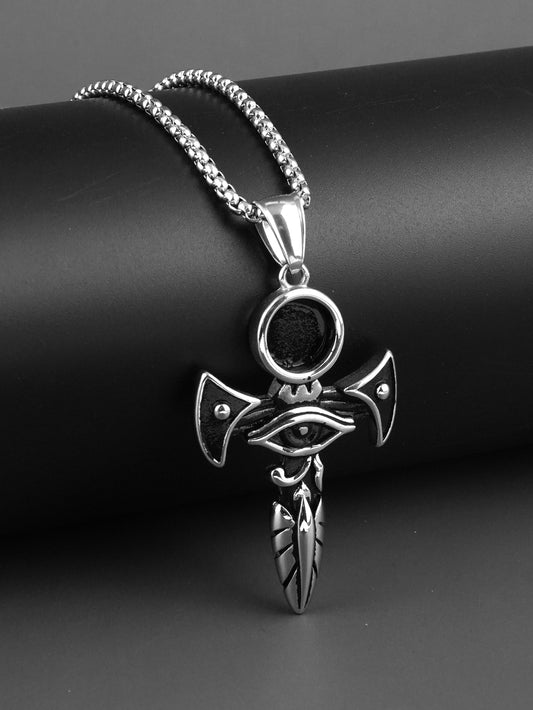 MysticismCross Eyes Sword Pendant