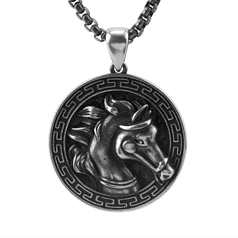 Horse Circle Pendant