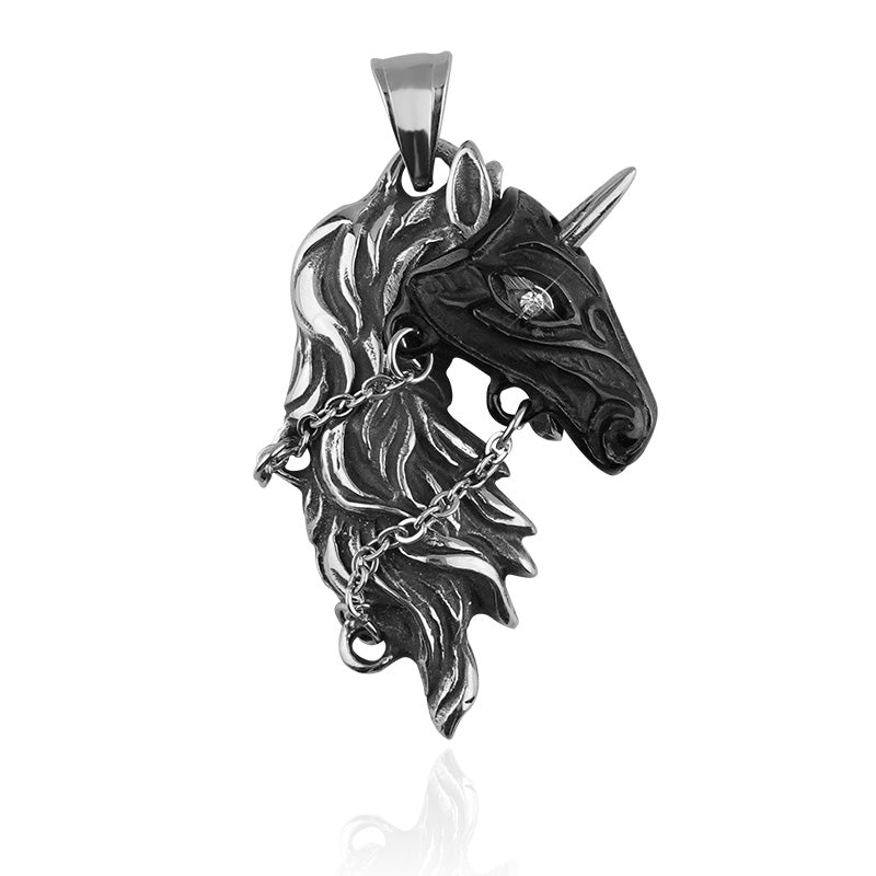 Horse With A Mask  Pendant