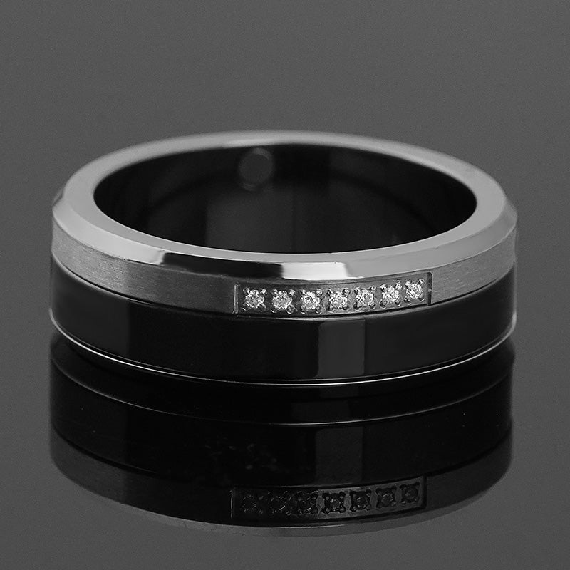 Statement CZ Diamond Unisex Rings