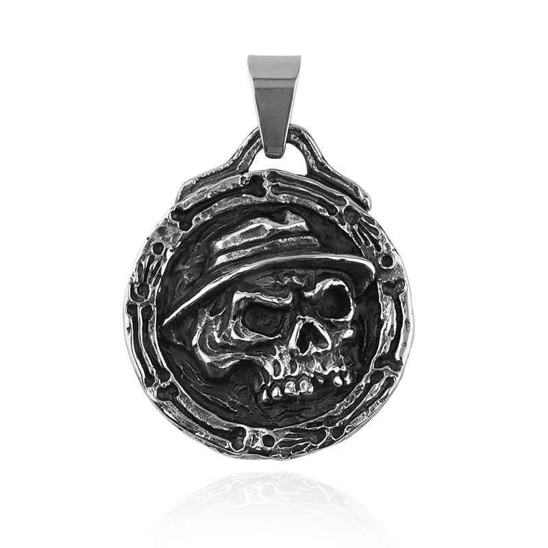 Skull Circle Pendant