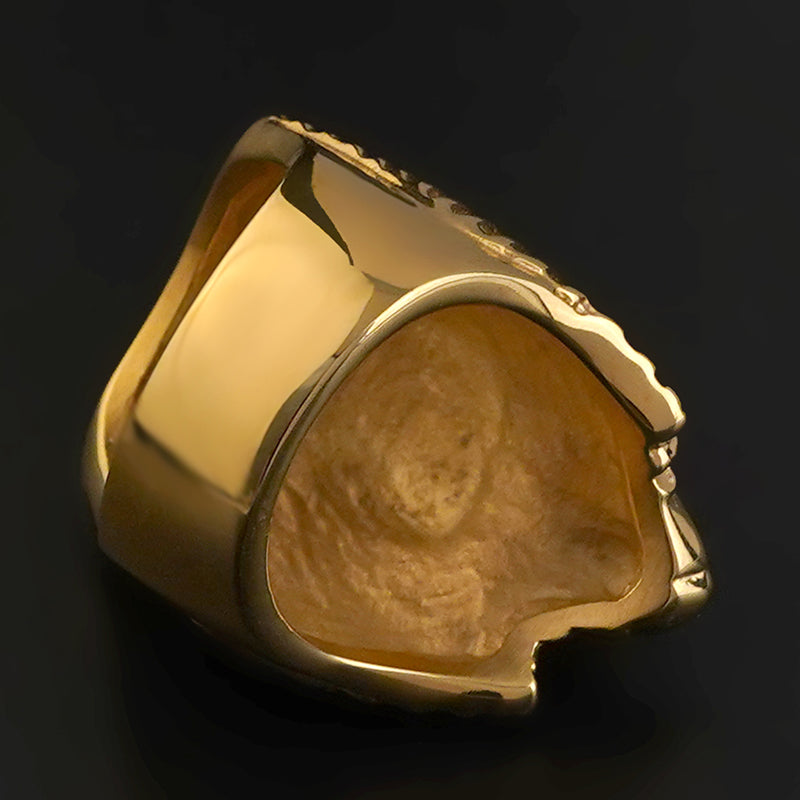 3D Design Lion Head Ring