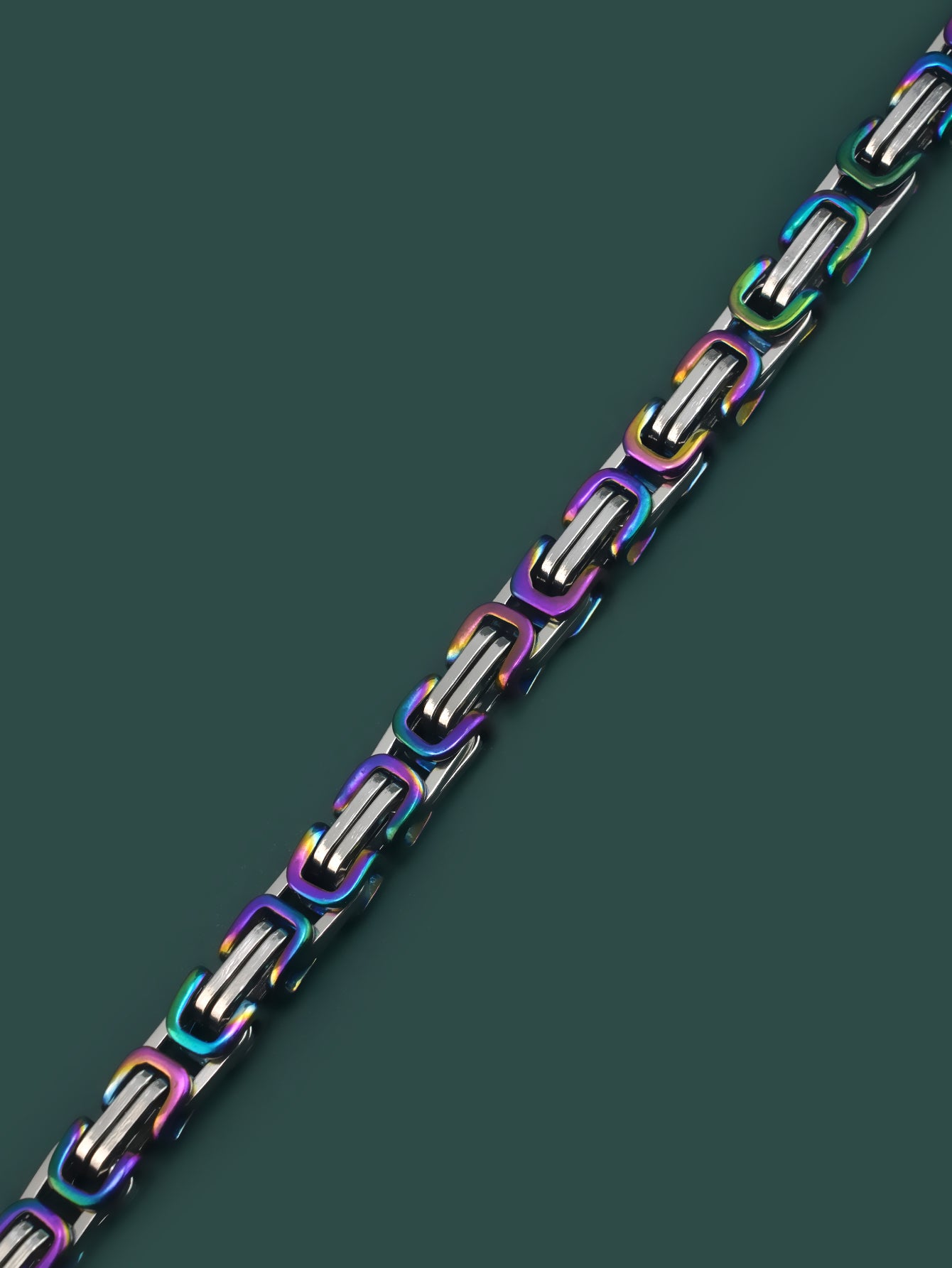 Colorful Plating Chains Bracelets