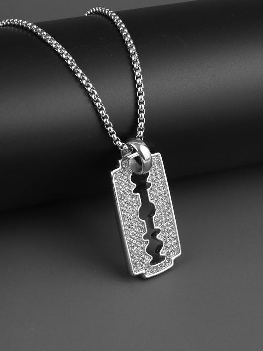 Stainless Steel Razor Blade Pendant