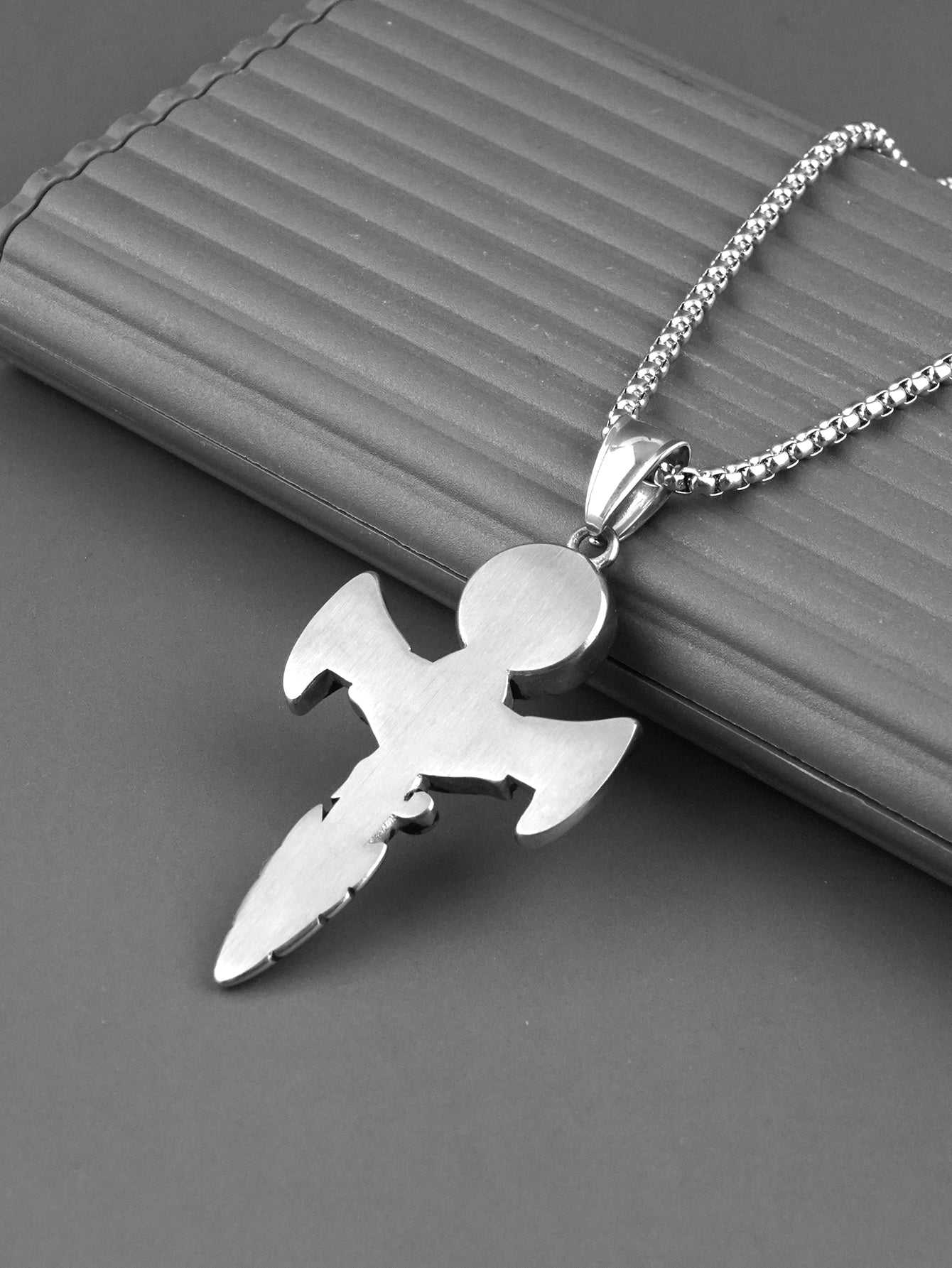 MysticismCross Eyes Sword Pendant