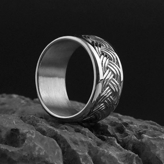 3D Pattern Stainless Steel Rings