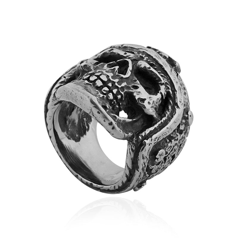 Warrior Remain Skull Ring