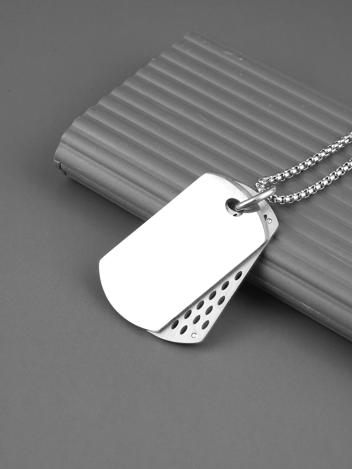 Double Rectangle Shape Pendant