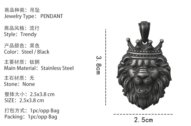 Lion head Pendant