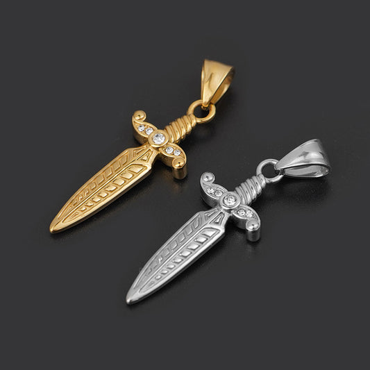 Small Sword pendants CZ