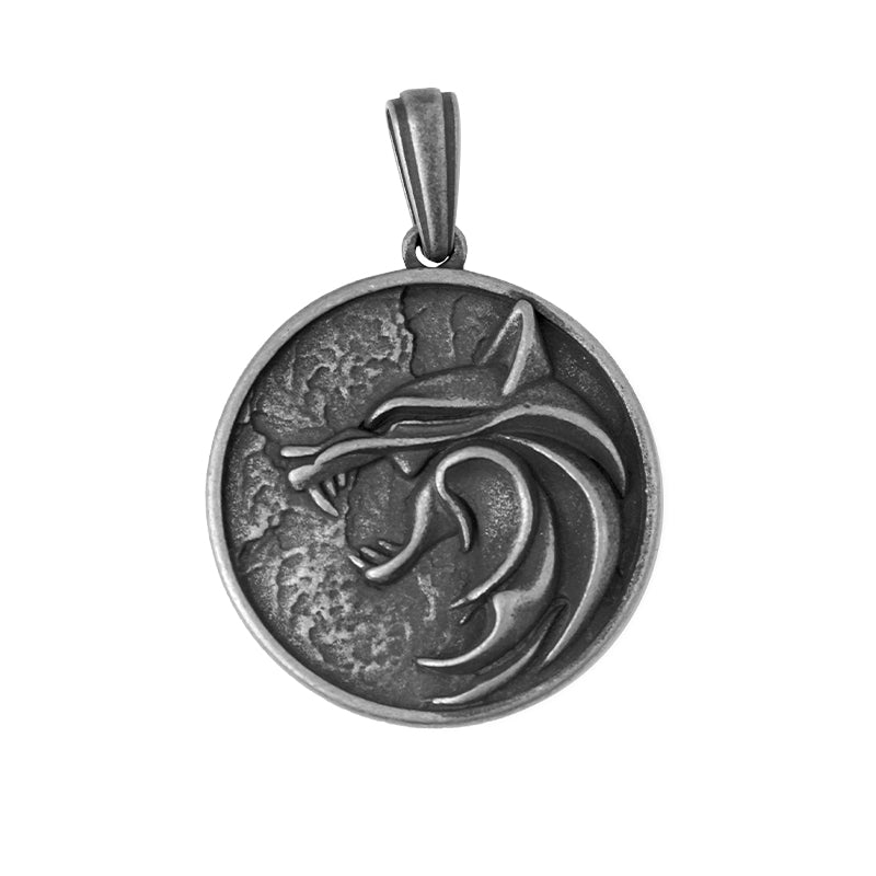 Wolf Circle Pendant