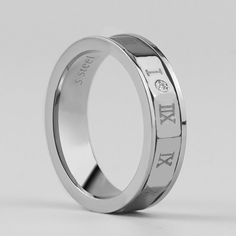 Roman Numeral Rotatable Rings