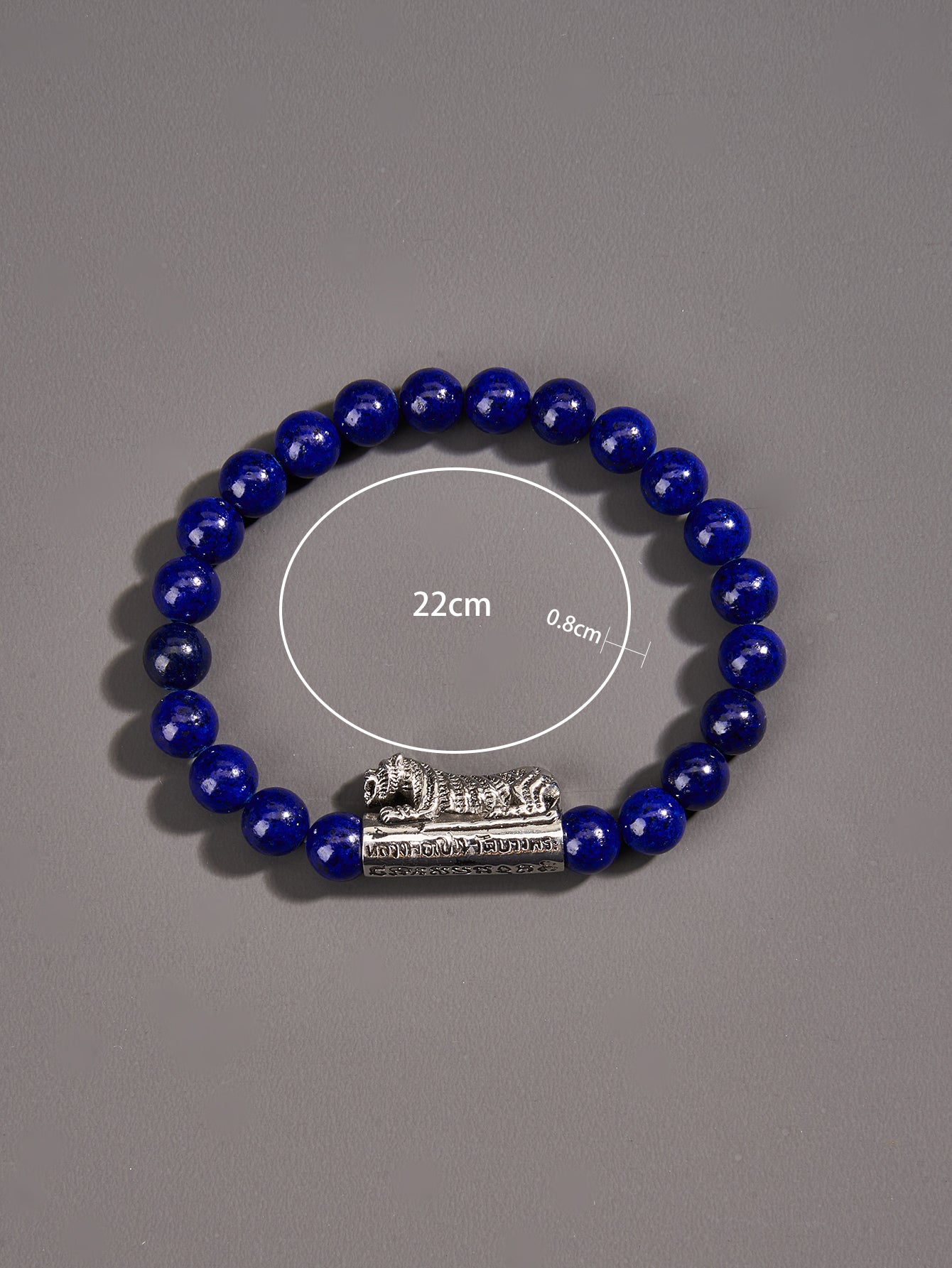 Blue Agate Beads Tiger Bracelets