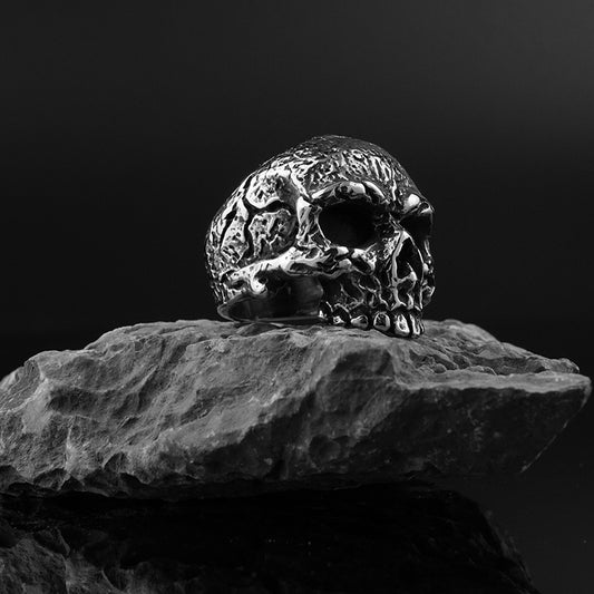 Ancient Skull Head Hip Hop Rings