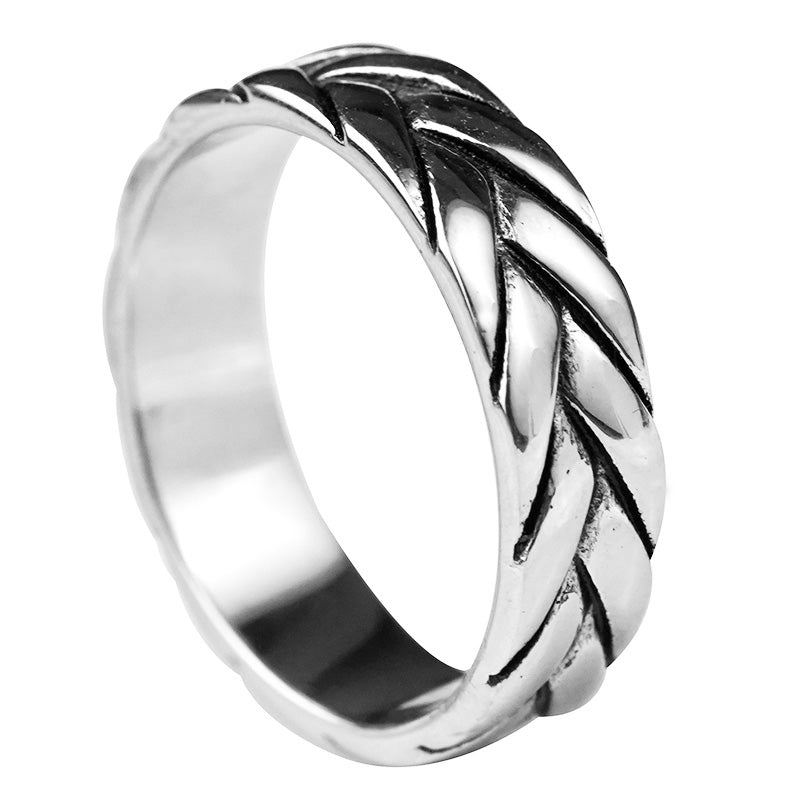 3D Pattern Stainless Steel Ring
